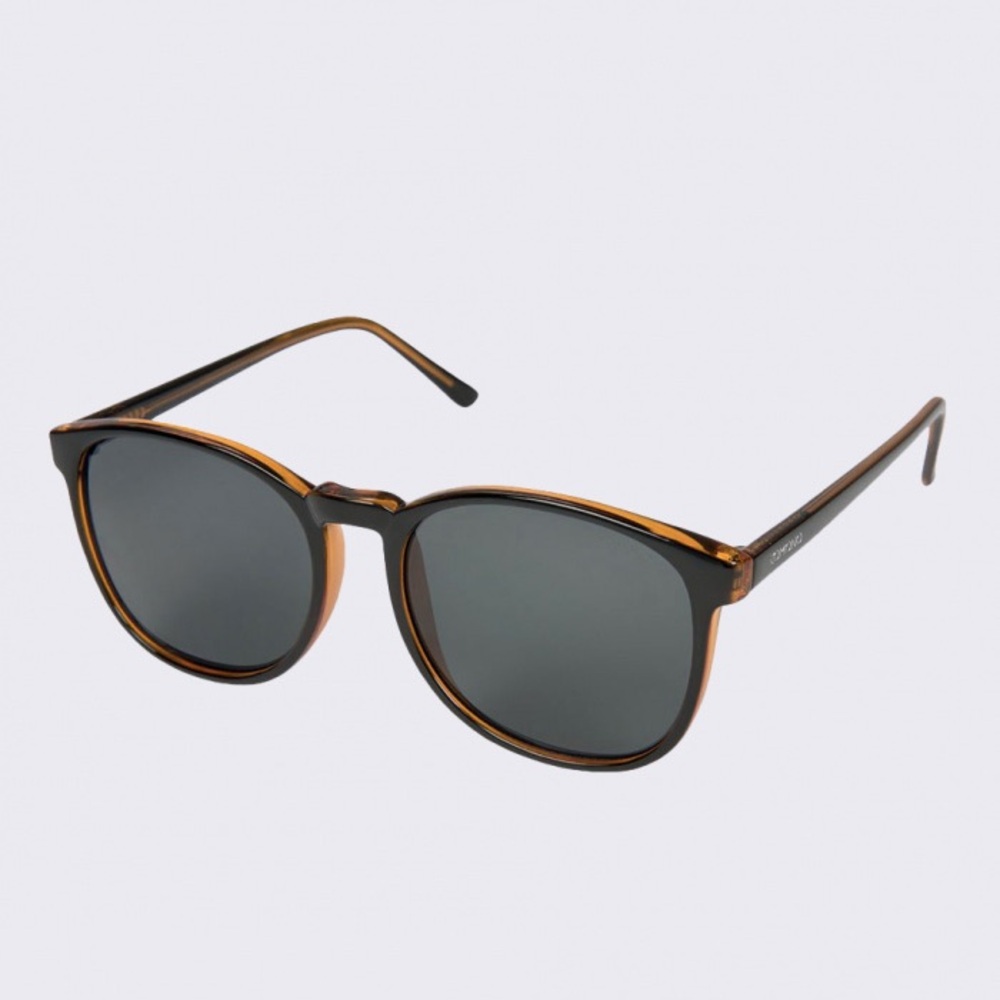 Komono Urkel - Black and Gold Sunglasses with Case & Cloth EUC